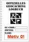 Preview: Holz-Logbuch 100 Seiten verschiedene Grössen / Motive auf Wunsch individualisiert