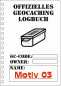 Preview: Holz-Logbuch 100 Seiten verschiedene Grössen / Motive auf Wunsch individualisiert