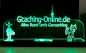 Preview: Geocaching "Stammtischwimpel" mit LED-Beleuchtung und Fernbedienung