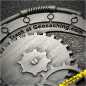 Preview: Steampunk Key Geocoin - 1 Coin wahlweise Edition "Antik Gold" / "Antik Silber" / Antik Kupfer"
