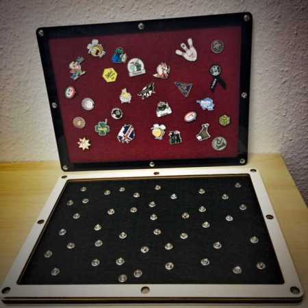 PinCollector XXL auf Wunsch mit individueller Gravur
