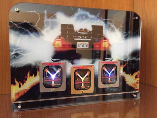 GeoCoinCollector - 3er "1.21GW Fluxcapacitor LED Geocoin"