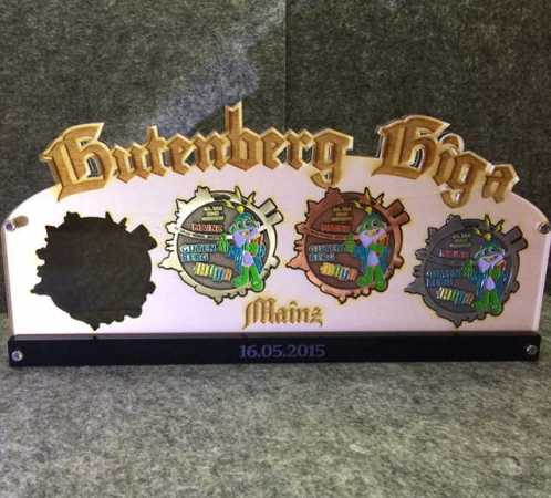 GeoCoinCollector - GIGA Mainz "Gutenberg Event Coins" 4er Variante