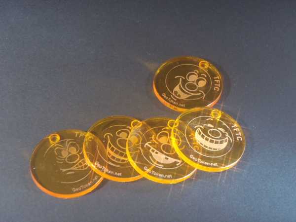 62 Stück GeoToken "Smiley Collection #2"