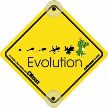 Saugnapfschild - "Evolution" zwei Grössen