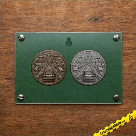 LAB-GeoArt Großefehn ~ Display für 2 Geocoins