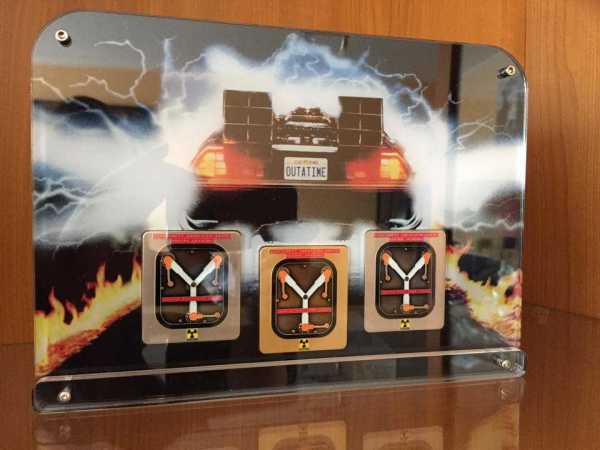GeoCoinCollector - 3er "1.21GW Fluxcapacitor LED Geocoin"