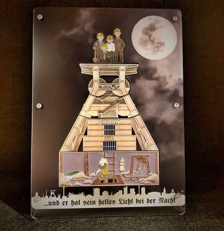 Geocoin Tableau - "MEGA Cacheland Games Switzerland"
