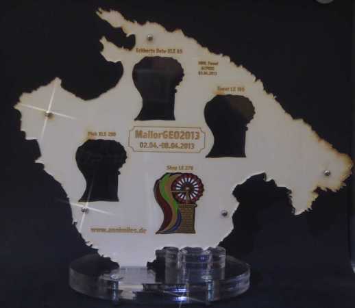 Special "GeoCoinCollector" - "MallorGEO 2013" 4er
