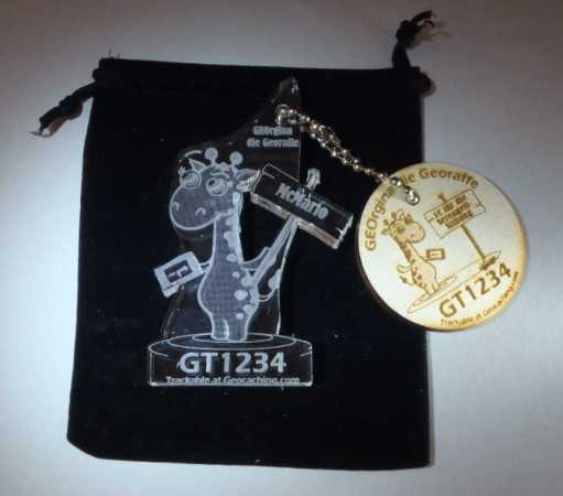 GEOrgina die Georaffe - RE I. - Regular Edition mit Wood Coin