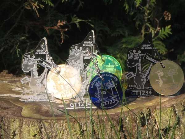 GEOrgina die Georaffe - RE I. - Regular Edition mit Wood Coin