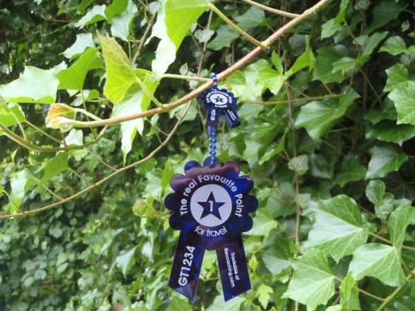 Set of 3 - "The real Favourite Point" - trackable on Geocaching.com