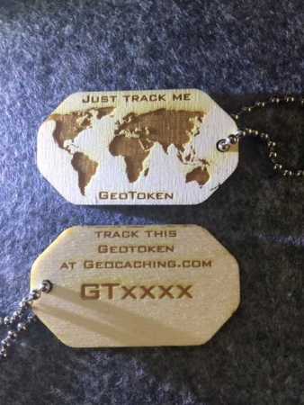 10er Pack "Just Track me GeoToken"