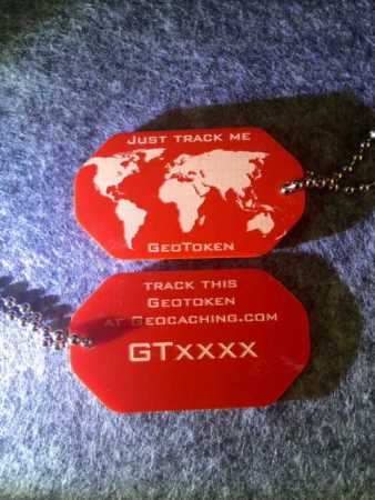 10er Pack "Just Track me GeoToken"