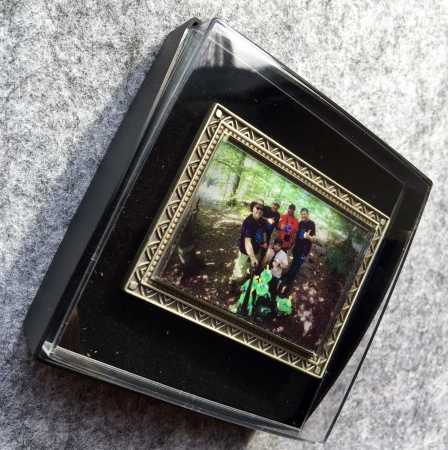 "The Photo-Frame Geocoin" - Just frame your memories - without GeoToken