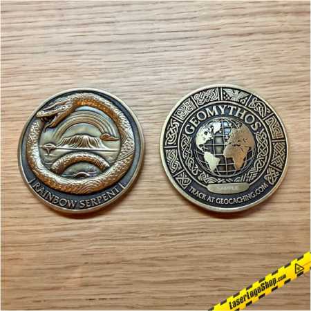 GeoMythos Geocoin - Edition 01/12 "Rainbow Serpent"