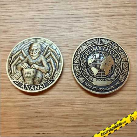 GeoMythos Geocoin - Edition 04/12 "Anansi"