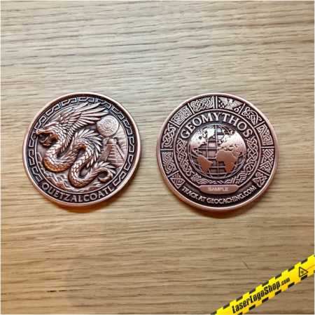 GeoMythos Geocoin - Edition 08/12 "Quetzalcoatl"