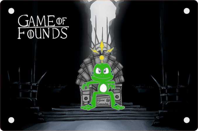 "Game of Founds" Coin-Display for 1 Coin