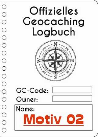 Holz-Logbuch 100 Seiten verschiedene Grössen / Motive auf Wunsch individualisiert