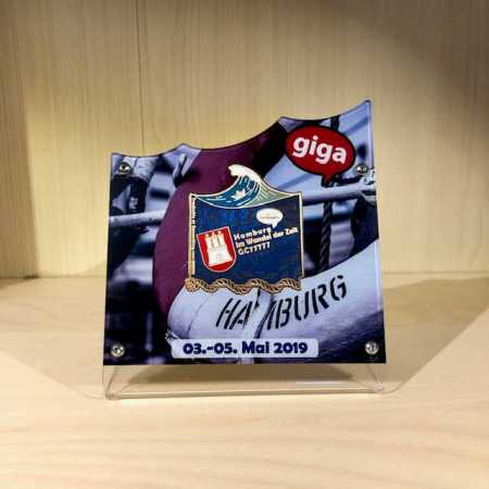 GIGA Hamburg - 1er Display Eventcoin Motiv "Rettungsring"