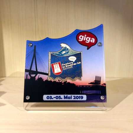 GIGA Hamburg - 1er Display Eventcoin Motiv "Köhlbrandbrücke"