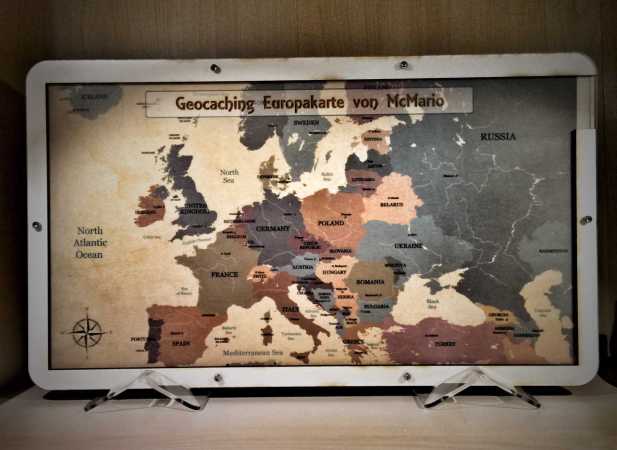 Die grosse "Geocaching-Europakarte"