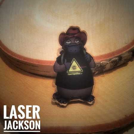 "Laser Jackson" - Das Maskottchen des LaserLogoShop