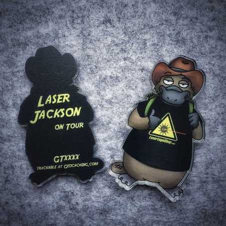 "Laser Jackson" - Das Maskottchen des LaserLogoShop