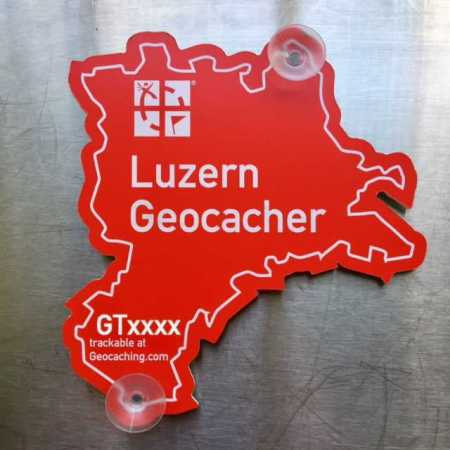 Saugnapfschild - "Cacher's Homezone" Schweizer Kantone