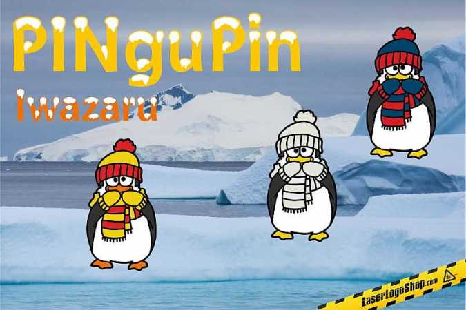 PINguPin - Gruppenprojekt - "Iwazaru" - 50 Stück