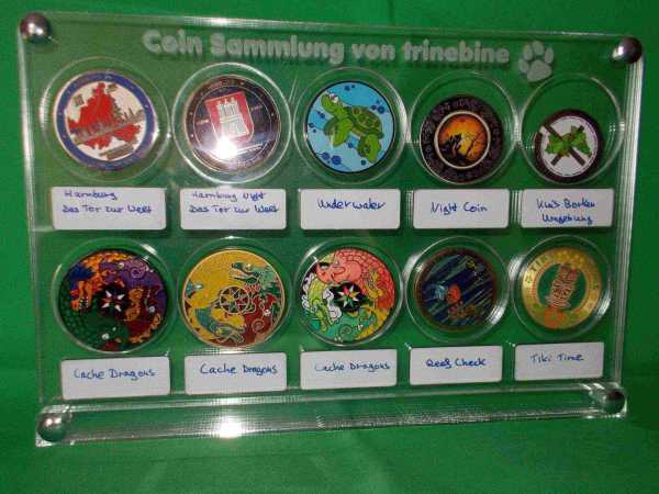 10er GeocoinCollector - individuell graviert