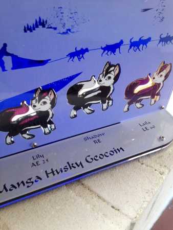 GeoCoinCollector - 5er "Little Maga Husky Geocoin"