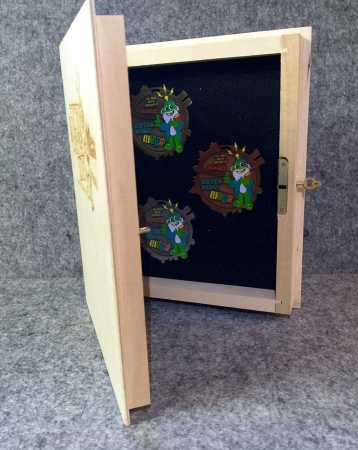 GIGA Mainz "Gutenberg Event Coins" Holz-Buchschatulle