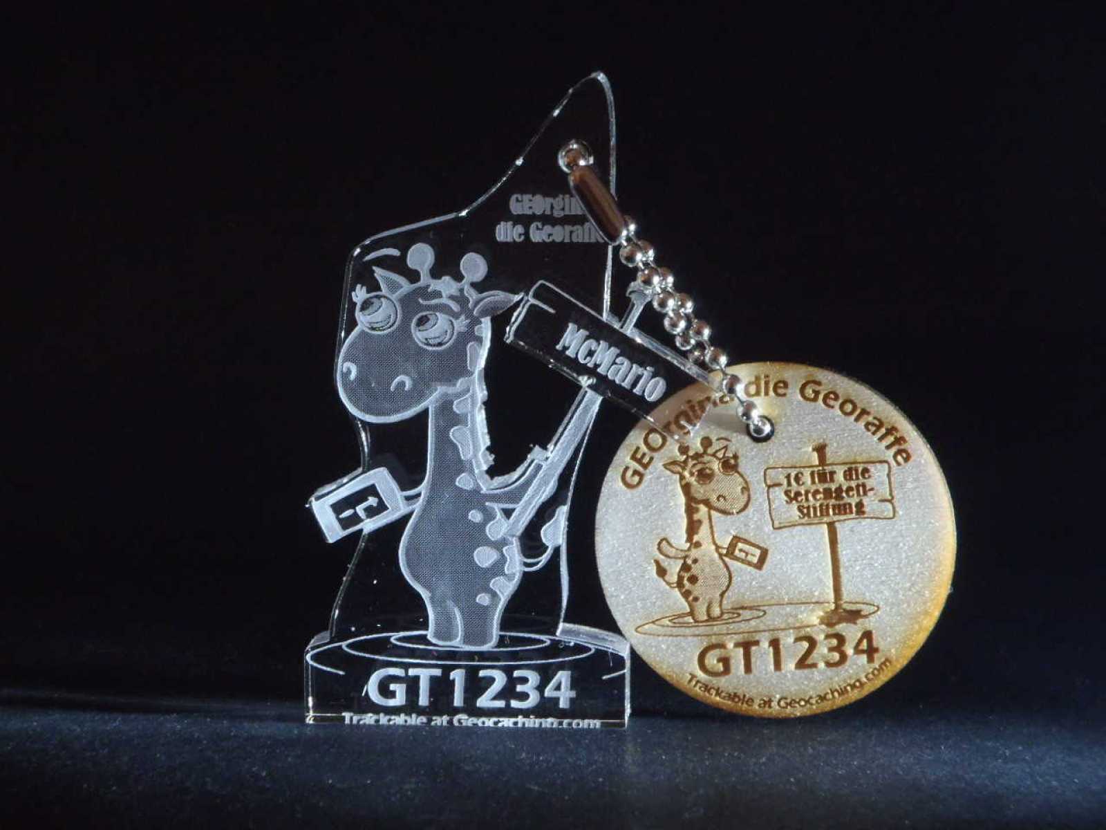 GEOrgina die Georaffe - RE I. - Regular Edition mit Wood Coin