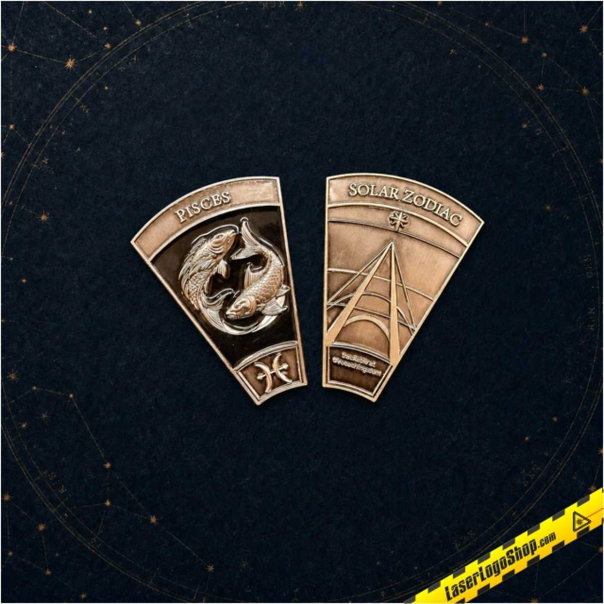 Solar Zodiac Coin Serie - "Pisces - Fische"