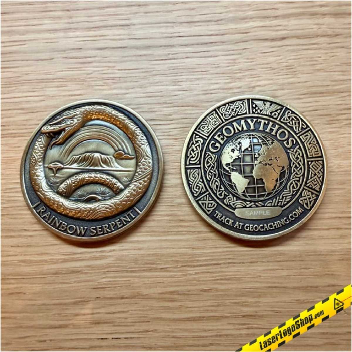 GeoMythos Geocoin - Edition 01/12 "Rainbow Serpent"