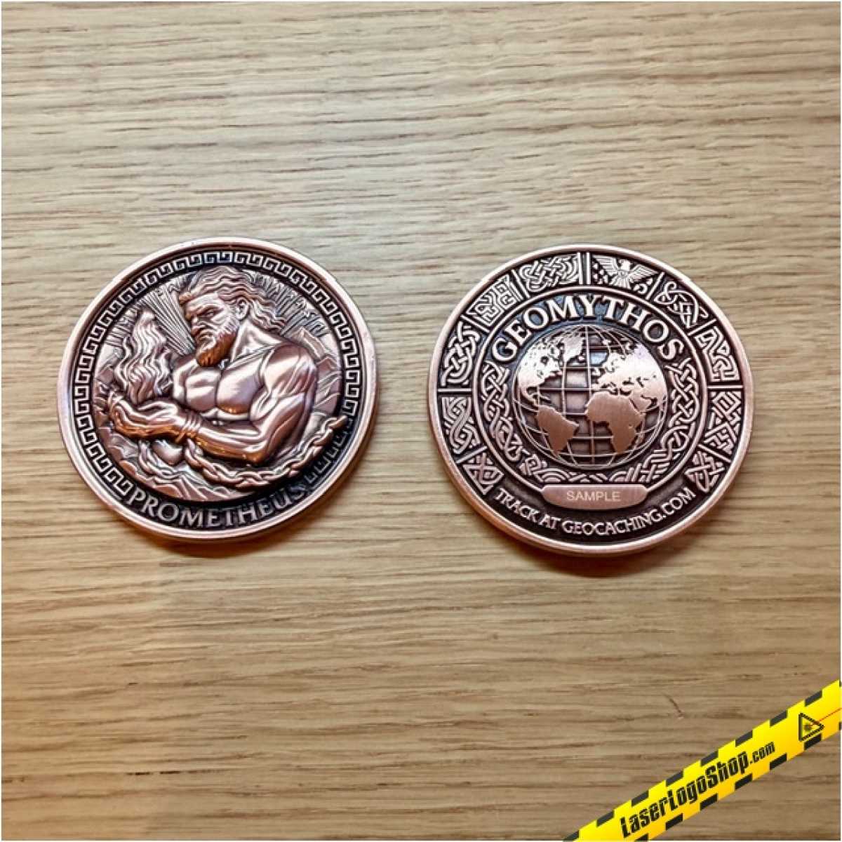 GeoMythos Geocoin - Edition 02/12 "Prometheus"