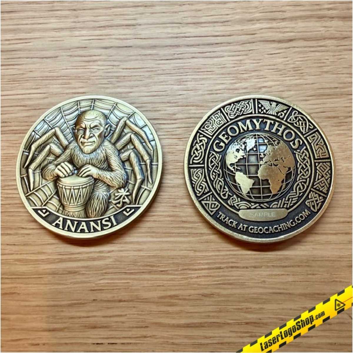 GeoMythos Geocoin - Edition 04/12 "Anansi"