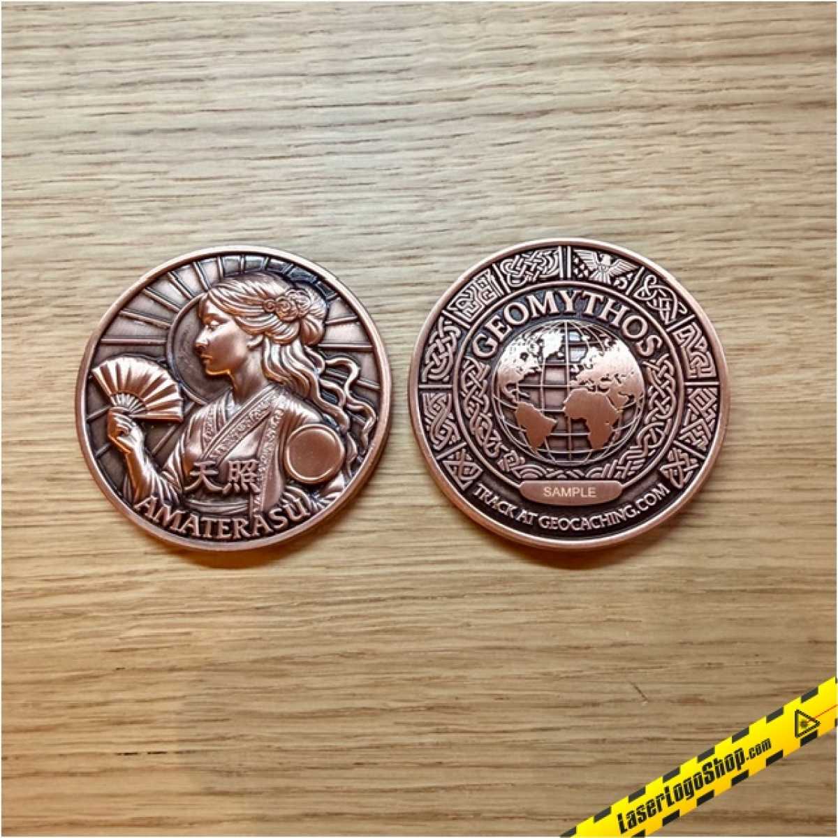 GeoMythos Geocoin - Edition 11/12 "Amaterasu"