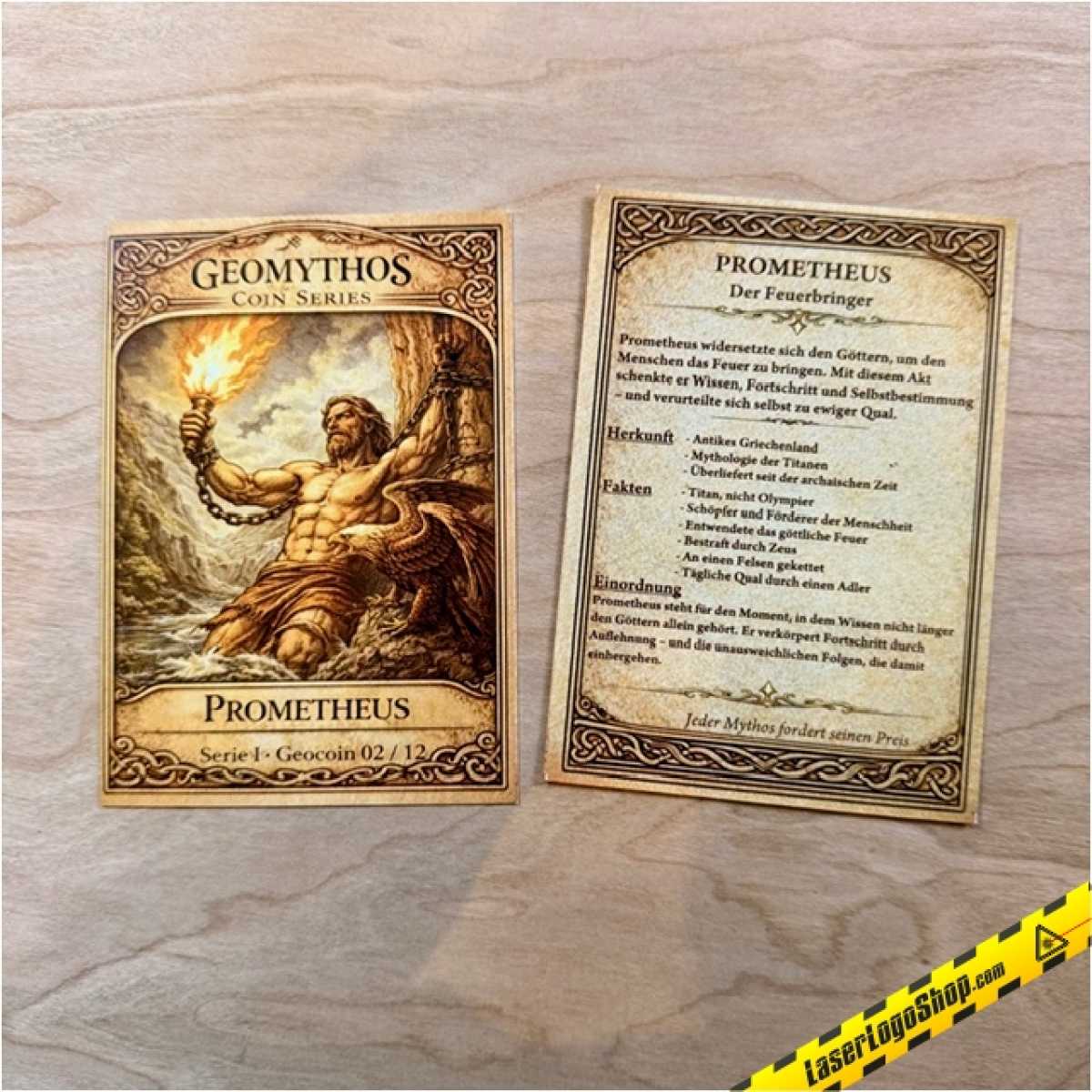 GeoMythos Geocoin - Edition 02/12 "Prometheus"
