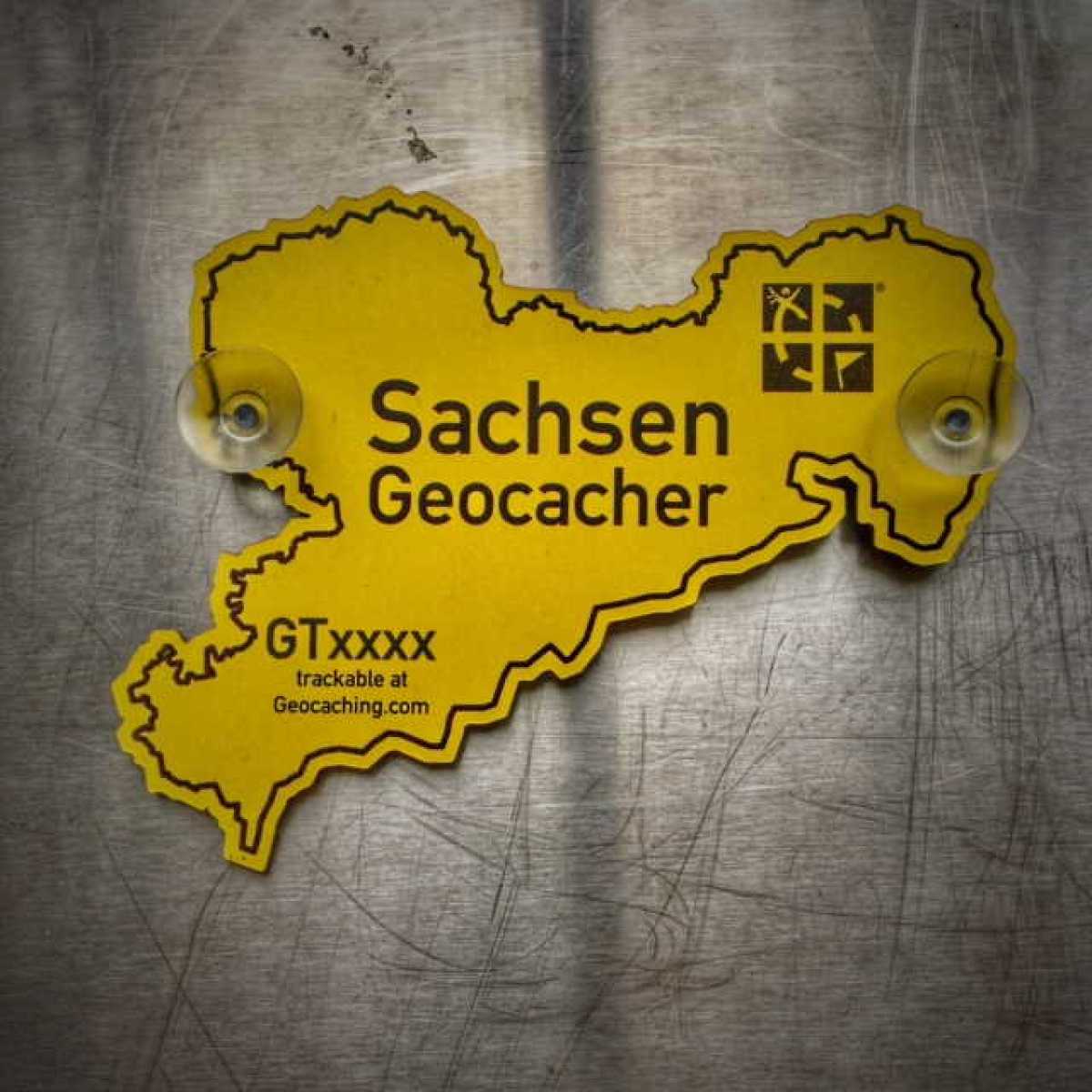 Saugnapfschild - "Cacher's Homezone" Bundesländer