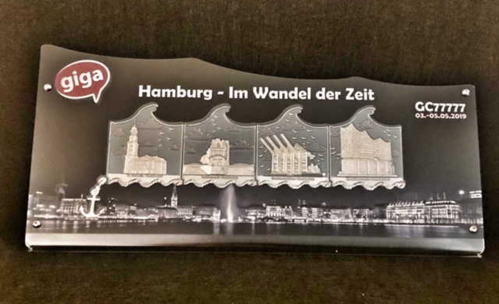 GIGA Hamburg - 4er Display Eventcoin Motiv "Hamburg @ Night"