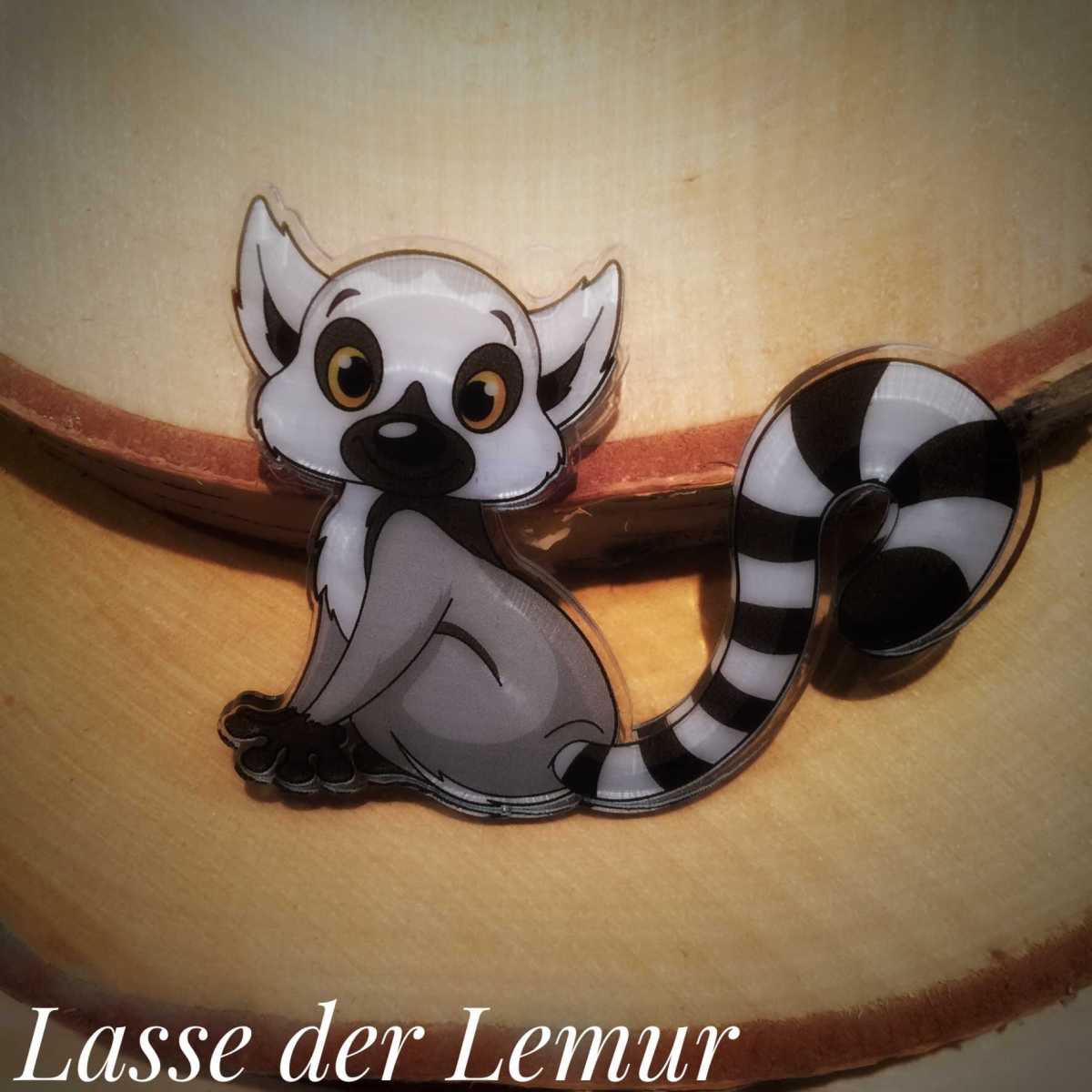 "Lasse the Lemur" - Trackbable at Geocaching.com