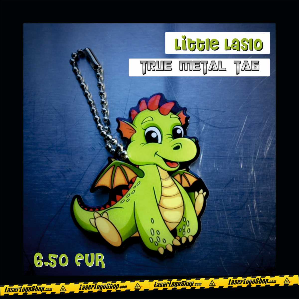 True Metal Tag "Little Laslo the Dragon"