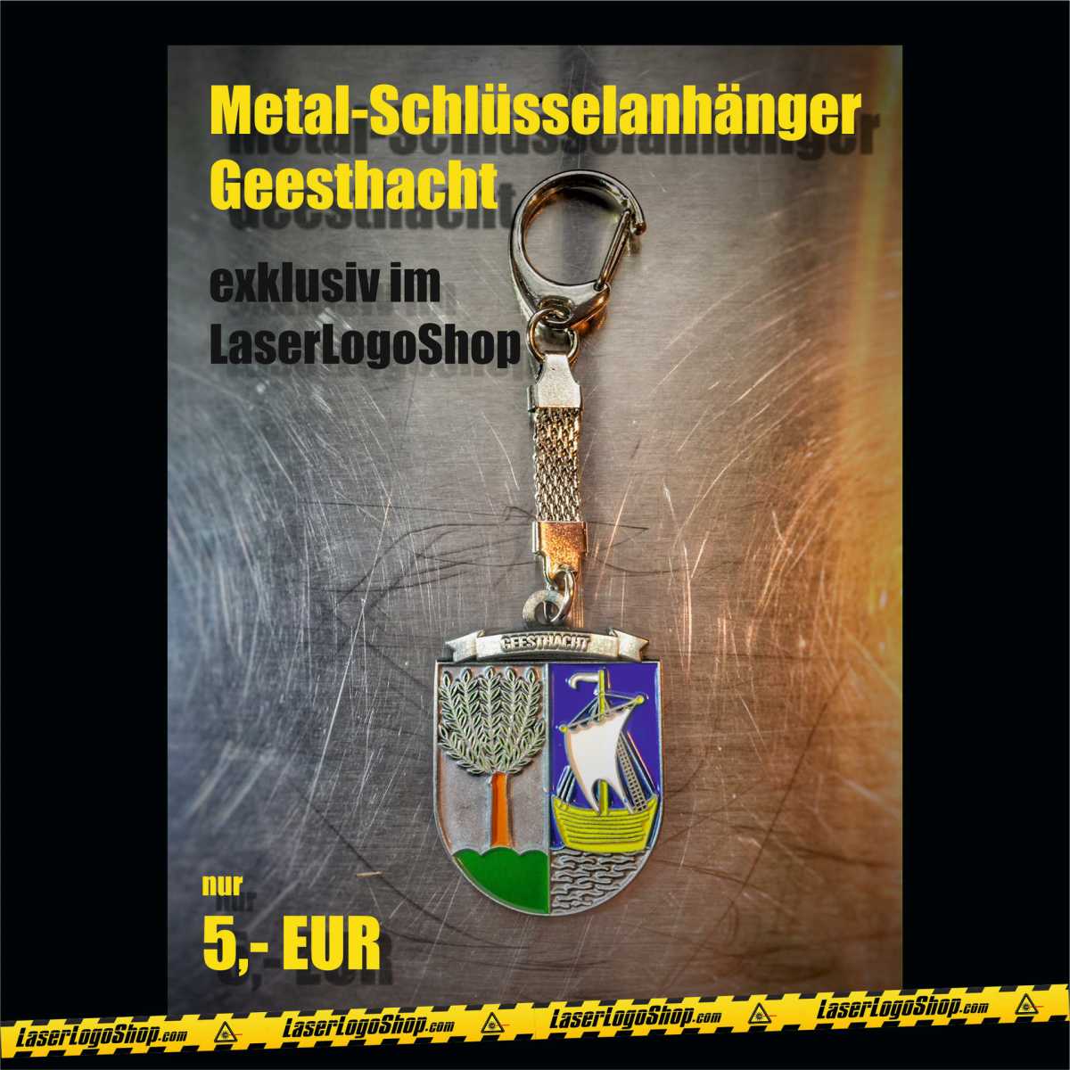 Metall-Schlüsselanhänger "Geesthacht"