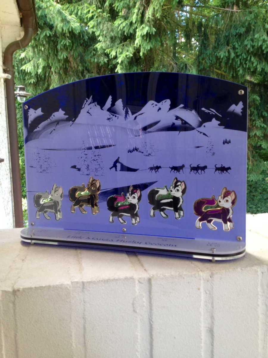 GeoCoinCollector - 5er "Little Maga Husky Geocoin"