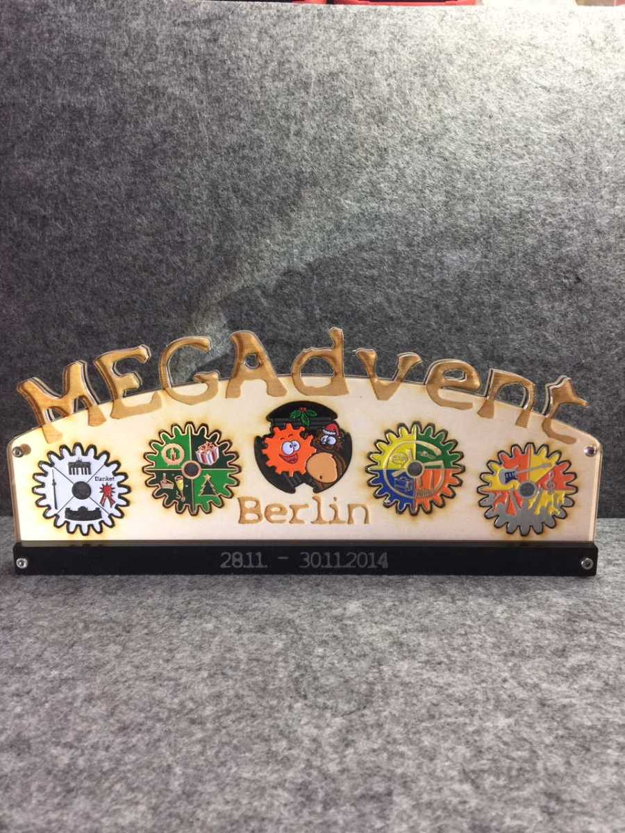 GeoCoinCollector - MEGAdvent Berlin 2014 - XL Analog Edition - Kopie