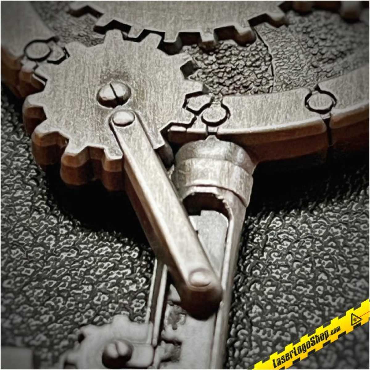Steampunk Key Geocoin - 1 Coin wahlweise Edition "Antik Gold" / "Antik Silber" / Antik Kupfer"