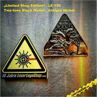 10 Jahre LaserLogoShop - Jubiläums Coin Shop Edition - Two-Tone Black Nickel / Antik Nickel RE150